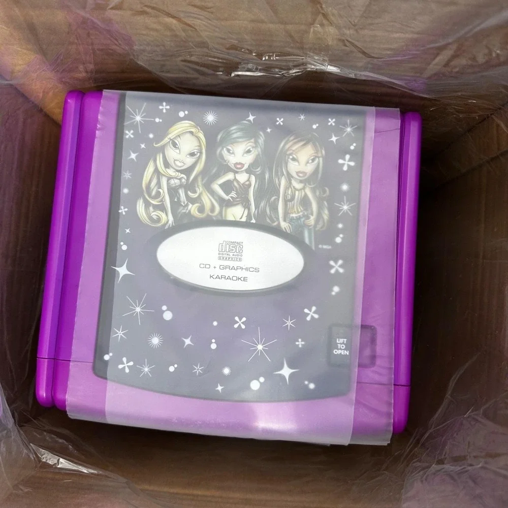Y2K Bratz CD & Karaoke System Purple Model SMB-564 - No Microphone - NEW IN BOX